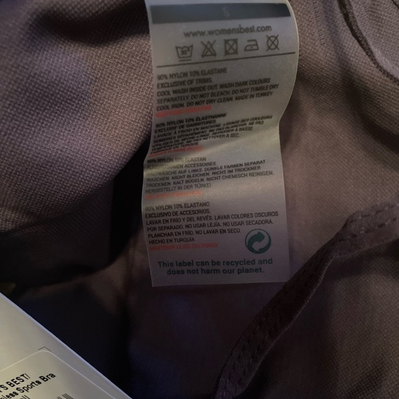 WOMEN'S Best Wear POWER SEAMLESS SPORTS BRA - charcoal gray - Picture 10 of 12